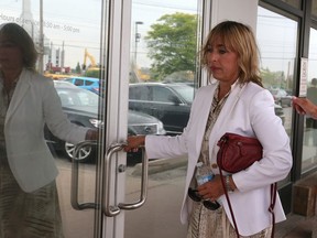 Renata Ford, widow of ex-mayor Rob Ford, arrives at Finch courts in Toronto on Wednesday, June 20, 2018. Dave Abel/Toronto Sun