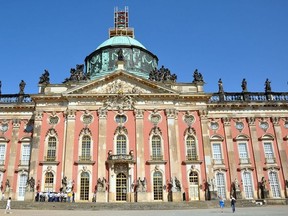 The massive New Palace is the showpiece of the many palaces within Potsdam's vast royal park.