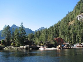 Among the eye-candy along the ruggedly beautiful Sunshine Coast of B.C. is this former resort to the stars called the Malibu Club.