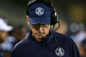 Head coach Marc Trestman and his Toronto Argonauts have had a rough start. (The Canadian Press)