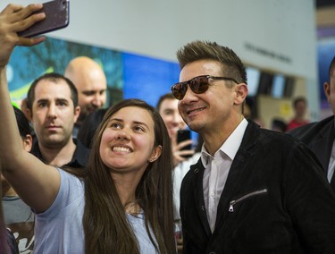 Actor Jeremy Renner at the red carpet for the move - Tag - at the TIFF Bell Lightbox in Toronto, Ont.  on Monday June 11, 2018. Ernest Doroszuk/Toronto Sun/Postmedia