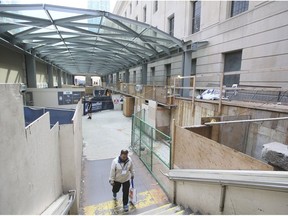 Construction at Union Station on Tuesday June 26, 2018. (Veronica Henri, Toronto Sun)