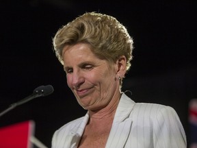 Kathleen Wynne announces she is stepping down as leader of the Ontario Liberal party on Thursday, June 7, 2018. Ernest Doroszuk/Toronto Sun