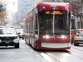 The TTC is sending many of its Bombardier streetcars back for repairs. 
(THE CANADIAN PRESS)