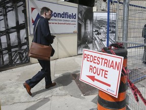 Construction at Union Station on Tuesday June 26, 2018. (Veronica Henri, Toronto Sun)
