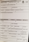 The front of an old contact cards, also known as “208s,” that were filled out by Toronto Police officers until carding was suspending and new regulations were put in place by the Wynne government in January 2017. (Supplied photo)