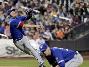 Toronto Blue Jays third baseman Josh Donaldson still isn't ready to return to the Jays' lineup yet. THE CANADIAN PRESS/AP/Julie Jacobson