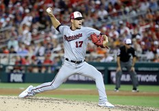 Minnesota Twins pitcher Jose Berrios threw a shutout inning Tuesday during his first all-star game appearance. (Getty images)
