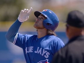Blue Jays prospect Bo Bichette has had a lot of support from his family to get to where he is. (The Associated Press)
