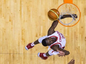 Montreal’s Chris Boucher joined the Raptors last night during their 92-82 Summer League loss to Oklahoma City. The Canadian Press)