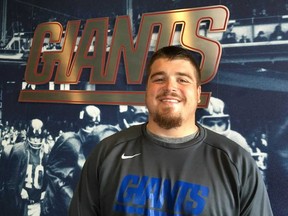 Canadian Brett Jones resumes his battle to keep his job as starting centre on the New York Giants.