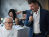 Hospitality icon Nick Di Donato of the Liberty Entertainment Group with Michelin star chef Alfonso Iaccarino at opening of Don Alfonso 1890 Toronto