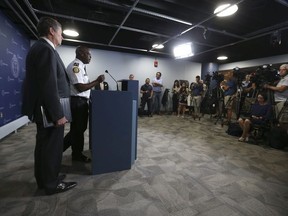 Toronto Police Chief Mark Saunders and Mayor John Tory have come together with an eight-week initiative to tackle crime and gun violence. (Jack Boland/Toronto Sun)