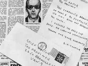 The letter sent to the Vancouver Province allegedly by famed skyjacker D.B. Cooper.
