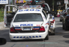 Danforth Shooting: Cruiser 5405 the vehicle involved in the shooting of the suspect is towed away from the scene on Monday July 23, 2018. Craig Robertson/Toronto Sun/Postmedia Network)
