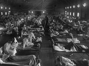 The 1918 Spanish Flu pandemic killed at least 50 million people and possibly twice that.