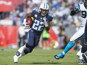 Dexter McCluster bursts downfield as a member of the the Tennessee Titans in 2015. McCluster is trying to catch on with the Double Blue.  Wesley Hitt/Getty Images