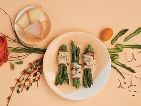 Asparagus-Prosciutto Rolls with Oka Cheese (Cheesebar.ca)