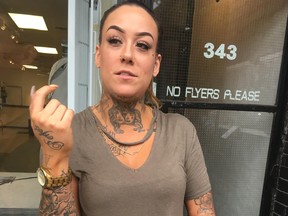 Tattoo artist Tanya Wilson helped save a mom and her son when a gunman went on a rampage on Danforth Ave. this summer.