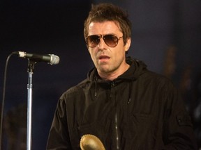 Liam Gallagher performs a secret set on the BBC Music stage at Latitude Festival in Southwold, England on July 14, 2018.