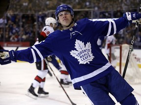 Rising Leafs star Mitch Marner has got to love the idea of playing with John Tavares. (JACK BOLAND/Toronto Sun)