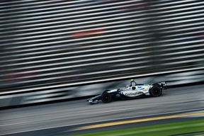 Max Chilton, driver of the No. 59 Gallagher Chevrolet, during practice for the Verizon IndyCar Series DXC Technology 600 at Texas Motor Speedway on June 8, 2018 in Fort Worth, Texas. (GETTY IMAGES)