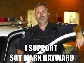 Toronto cops are posting messages on social media to show their support for Sgt. Mark Hayward, a fellow officer who recently wrote a scathing letter to Mayor John Tory expressing his concerns about increased gun violence in the city.