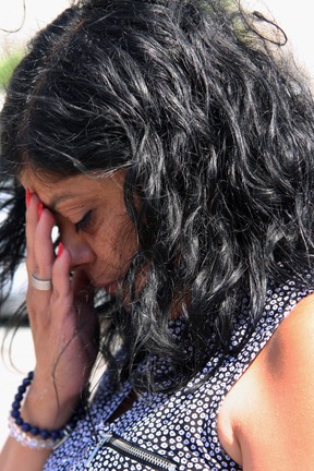 Grieving mom Maria Molinaro (Tracy McLaughlin photo)