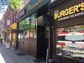 A man was badly wounded when gunfire erupted near Lost and Found, a nightclub on King St. W., just east of Portland St., around 2:40 a.m. on Tuesday, June 3, 2018. (Chris Doucette/Toronto Sun/Postmedia Network)