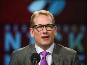 Toronto Raptors new head coach Nick Nurse during an introductory press conference at the Air Canada Centre in Toronto, Ont. on Thursday June 14, 2018.