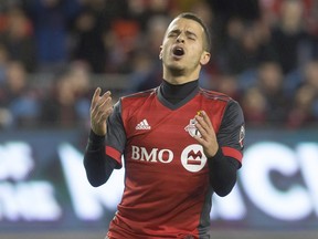 Sebastian Giovinco and Toronto FC lost another game, this time to Orlando FC. THE CANADIAN PRESS/Chris Young ORG XMIT: CPT143