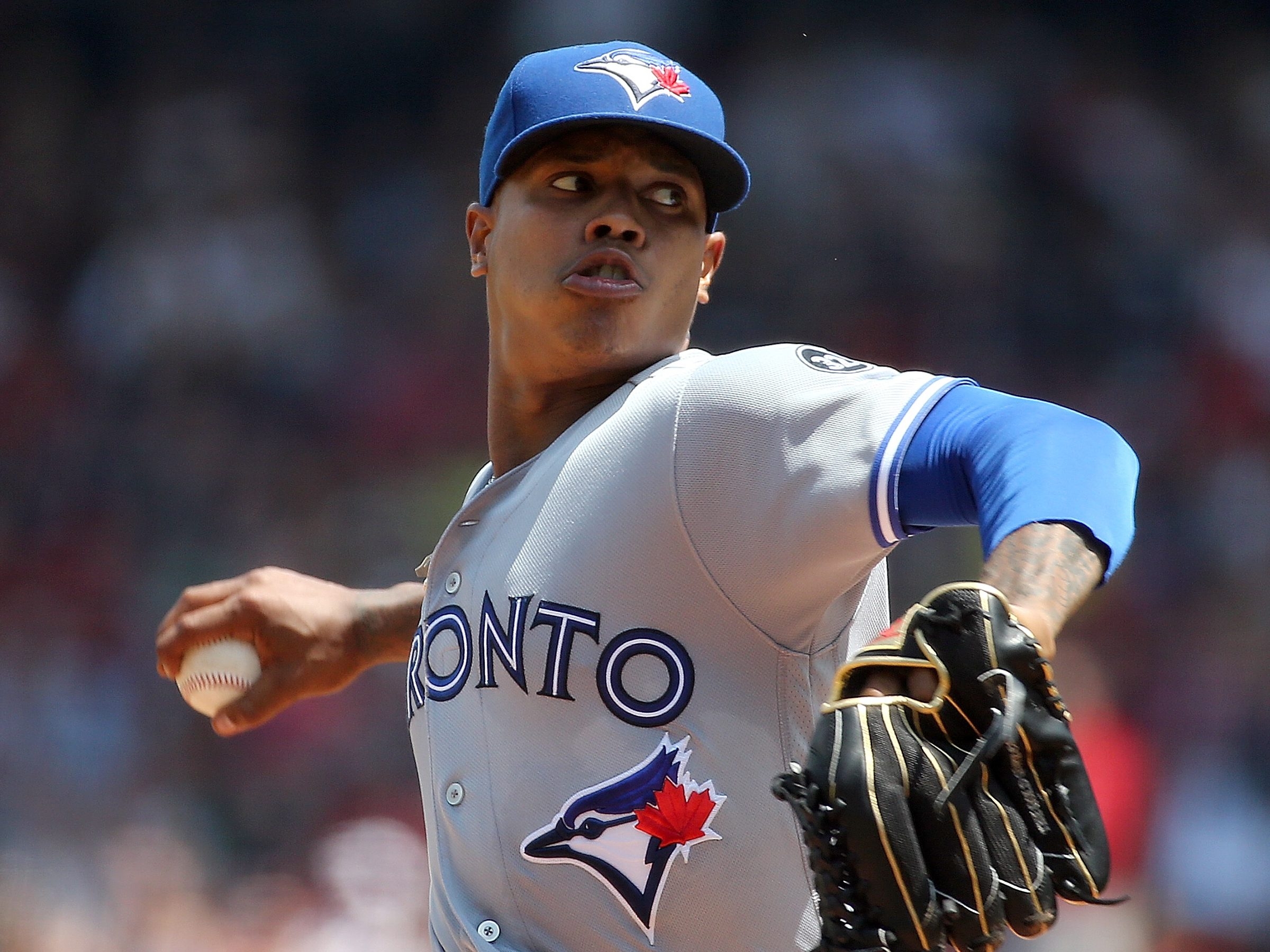 Jays' Marcus Stroman has right shoulder inflammation