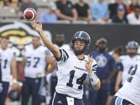 McLeod Bethel-Thompson gets the nod as the Argos’ starting QB in place 
of James Franklin. 
(Jack Boland/Toronto Sun)