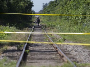 Peel police investigate the scene in Brampton where a 5-year-old boy is said to have suffered serious head trauma,  after his mother discovered him missing early Thursday July 19, 2018. Stan Behal/Toronto Sun