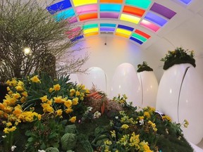 The food and cocktails at Sketch London are great, but the creative bathroom treatment is Instagram-worthy. ROBIN ROBINSON/POSTMEDIA NETWORK