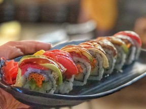 Sushi from Chef Kenny’s Asian Vegan Restaurant