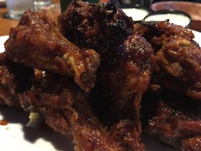 Spicy Korean grilled wings from Lenox Grill