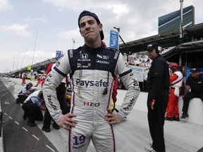 Canadian IndyCar driver Zachary Claman De Melo will have to remind himself to stay calm while racing in Toronto this weekend.  AP