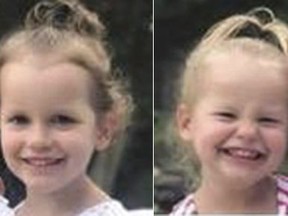 This photo combo of images provided by The Colorado Bureau of Investigation shows, from left, Bella Watts and Celeste Watts.
