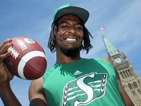 Duron Carter during practice ahead of a game against the Redblacks June 20, 2018 in Ottawa. (Julie Oliver/Postmedia)
