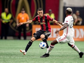 Toronto FC and Atlanta United FC played to a 2-2 draw at Mercedes Benz Stadium on Saturday night. COURTESY ATLANTA UNITED FC