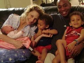 The Hayes pose — before they were busted for murdering his ex, Laura Ackerson. FACEBOOK