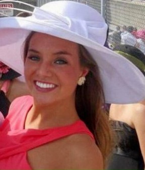 Shayna Hubers in happier times before the brutal murder. (FACEBOOK)