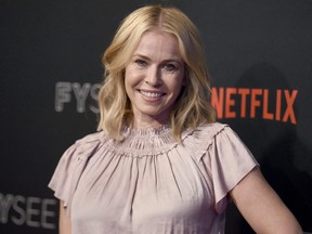 Chelsea Handler arrives at the Netflix Comedy Panel For Your Consideration Event at the Netflix FYSee Space in Beverly Hills, Calif., on May 23, 2017. (THE CANADIAN PRESS/AP, Invision - Richard Shotwell)