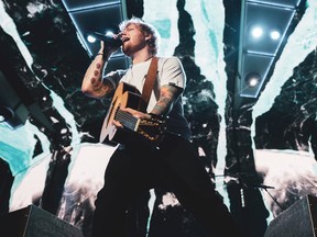 Ed Sheeran in Toronto on Aug. 30, 2018.
