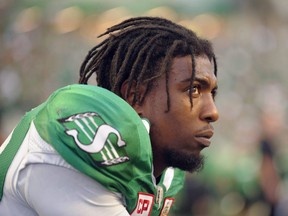 Released by the Saskatchewan Roughriders, wide receiver/cornerback  Duron Carter could sign with the Argos any day now.. THE CANADIAN PRESS/Mark Taylor