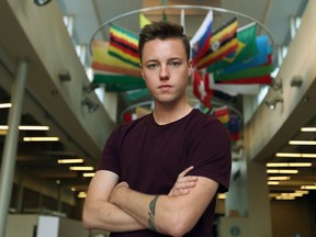 Troy Curtis, the president of Carleton University's chapter of Kappa Sigma Fraternity, is shown in Ottawa on Wednesday Aug. 30, 2018. In light of the #MeToo movement, some fraternities in Canada say they want to provide training to their members on matters of consent and sexual violence.