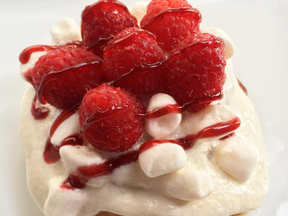 GGCINNVanilla Frosting, Fresh Raspberries