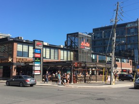 Old storage and factory spaces at Liberty Street and Hanna Avenue were converted into commercial spaces in the 1980s and 1990s and make up Liberty Market.