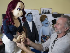 Brian Henson on the set of "The Happytime Murders." (Handout)